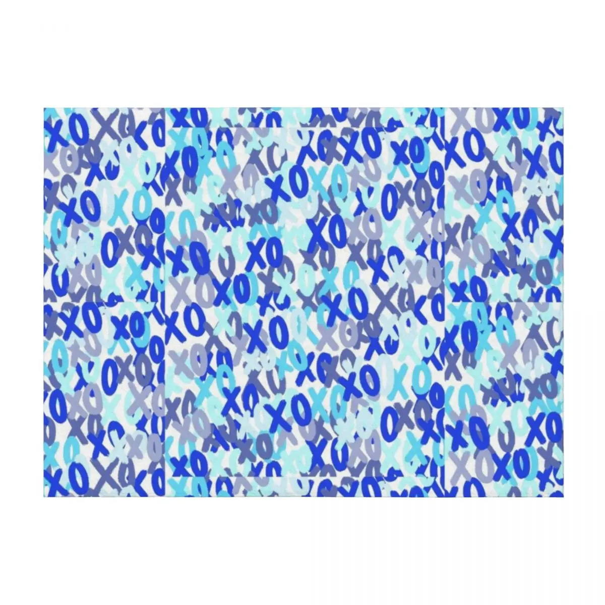 

Blue XOXO Throw Blanket Quilt Furrys sofa bed Soft Big Blankets