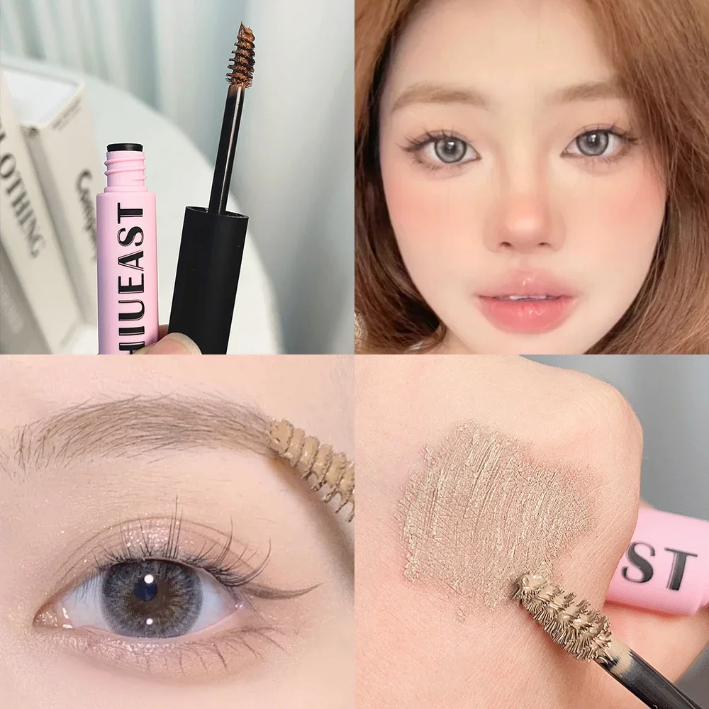 Waterproof Liquid Dyeing Eyebrow Cream Makeup Lasting Matte Dye Eyebrow Enhacer Gel Quick Dry Black Brown Mascara Tint Cosmetics