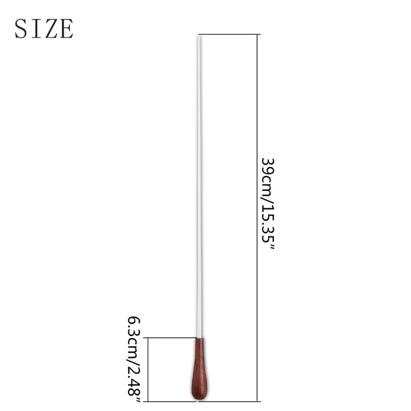 مقبض خشبي الأوركسترا قيادة الموسيقى الهراوات قائد الموسيقى الهراوات قائد السمفونيات مدير الكورال آلة موسيقية