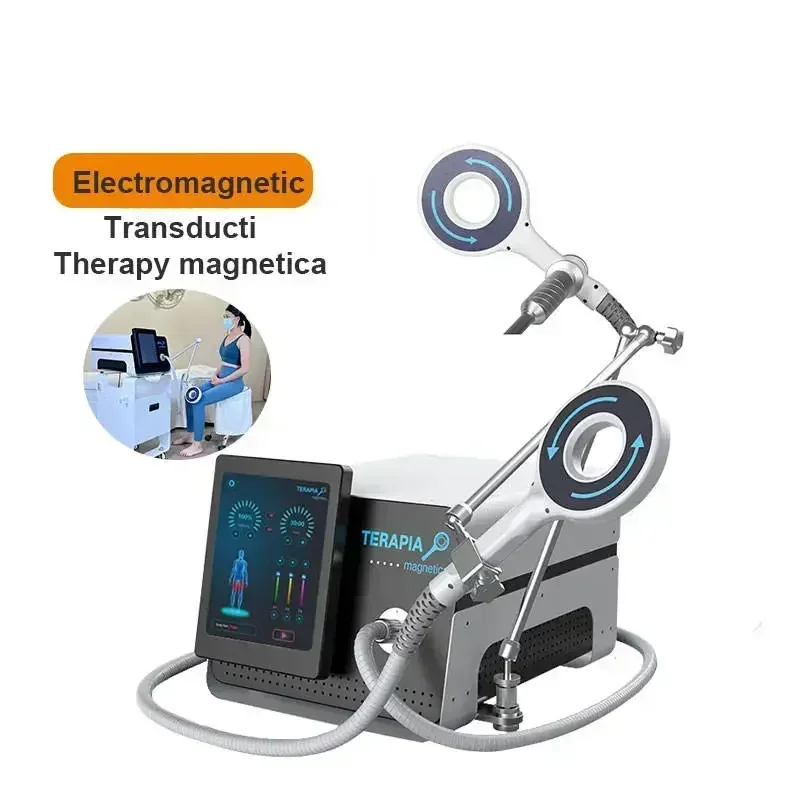 2025 Physio Magneto Plus Laser Therapy 808NM Super Transduction Pulse Electromagnetic Field EMTT Extracorporeal Machine