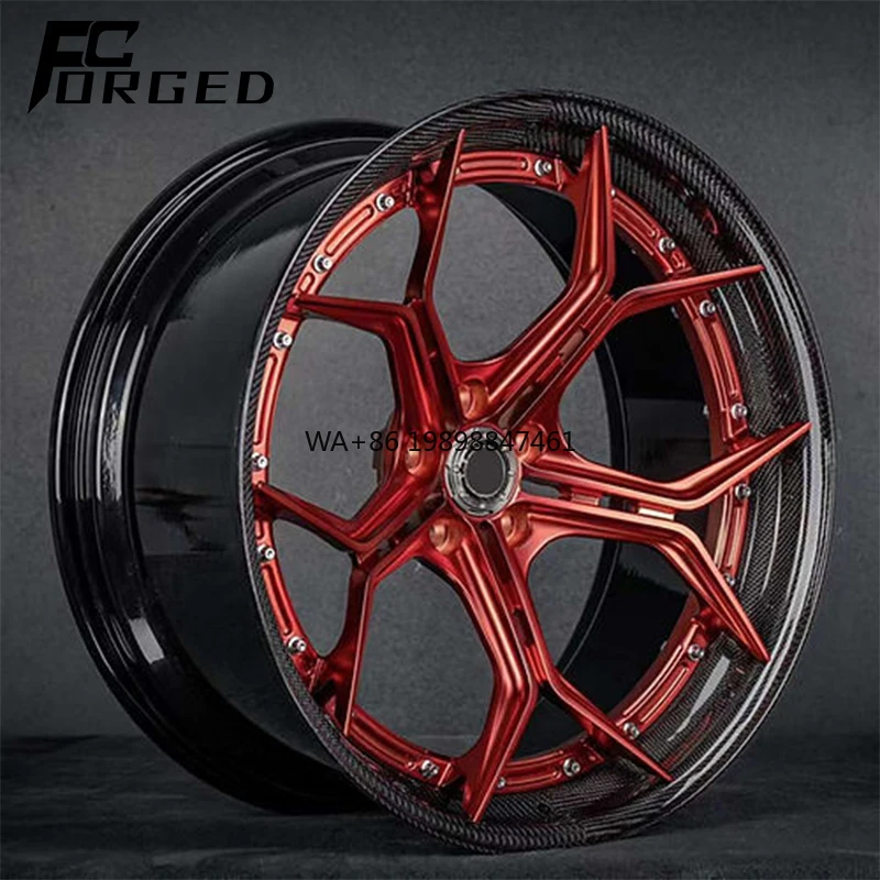 

Most Popular Custom Dorged Five Spoke 5X114.3 5x112 5x120 5x130 Wheel Rim 1 Piece OEM 6x139.7 Wheels Forged