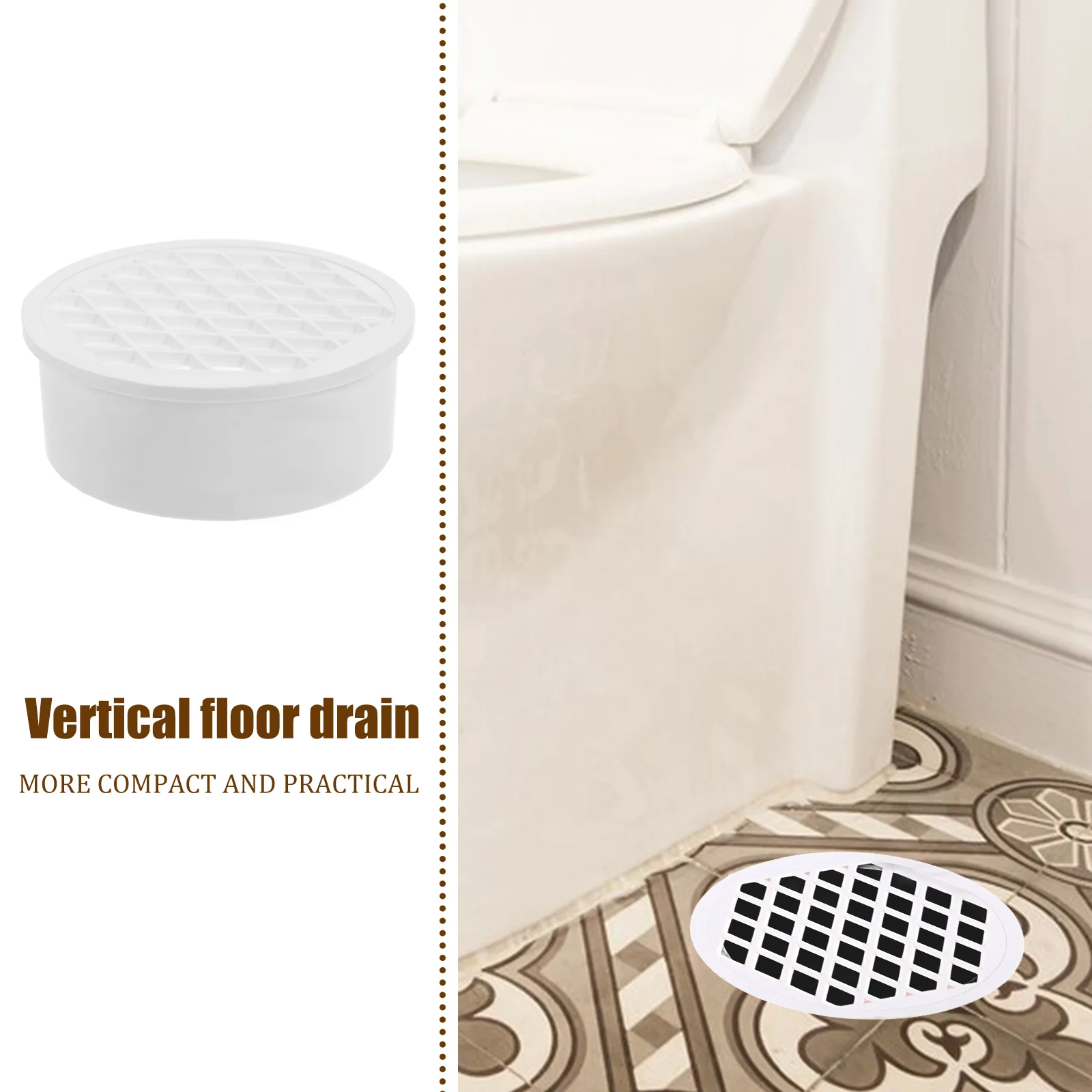 2 pçs inserção de pvc dreno de chão design capa filtro removível para telhas varanda de mármore ao ar livre dreno capa