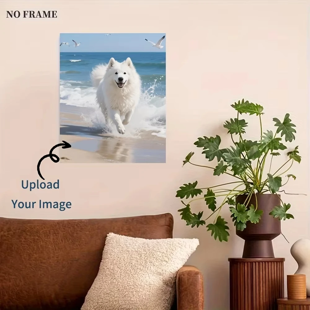 Custom Canvas Print with Your Photo - Personalized Frameless Canvas Printing - Perfect for Home Decor, and All-Season Gifts