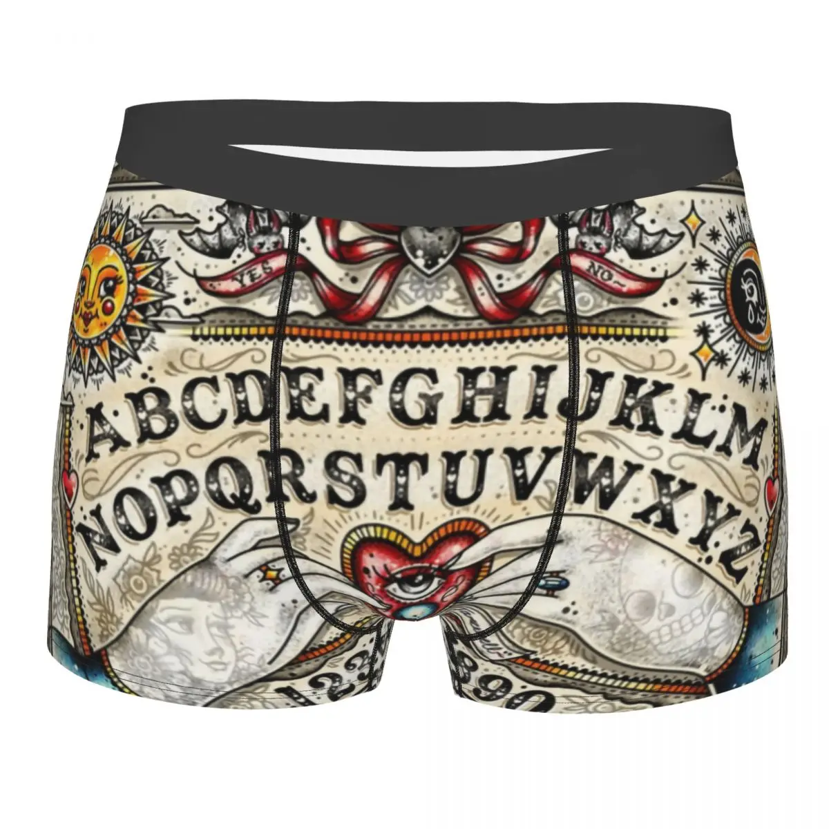 

Male Fashion Ouija Board Underwear Halloween Witch Occult Witchcraft Boxer Briefs Soft Shorts Panties Underpants