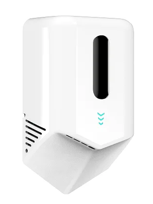 New Design CE Certificate ABS Plastic Bathroom 1300W Electric Automatic High Speed Dual Airblade V-Shape Hand Dryer