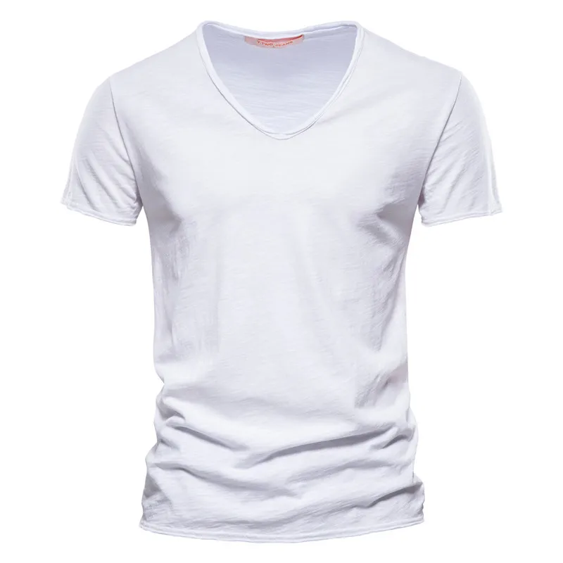 Y2K Berserk 2024 Summer New Fashion Men 100% Cotton Slim Fit Short Sleeve T Shirt Brand Quality Trendyol Mens White Tshirts Tops