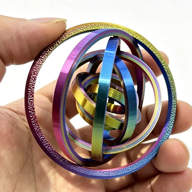 NEW 3D Printed Fingertip Gyroscope Rotating Decompression Ball Fidget Spinners For Adults&Kids Quiet Anxiety Stress Relief Toys
