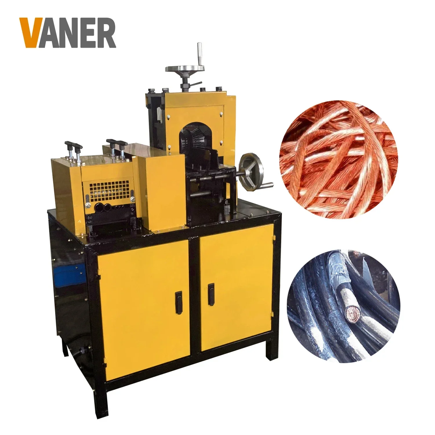 2024 electric cable making machine scrap cable granulator peel cables electric wire stripping machine