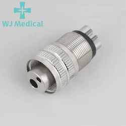 2/4 Holes Dental Turbine Handpiece Adapter 2 To 4 Changer 4 To 2 Connector For High Speed Handpiece Dentist Accessories