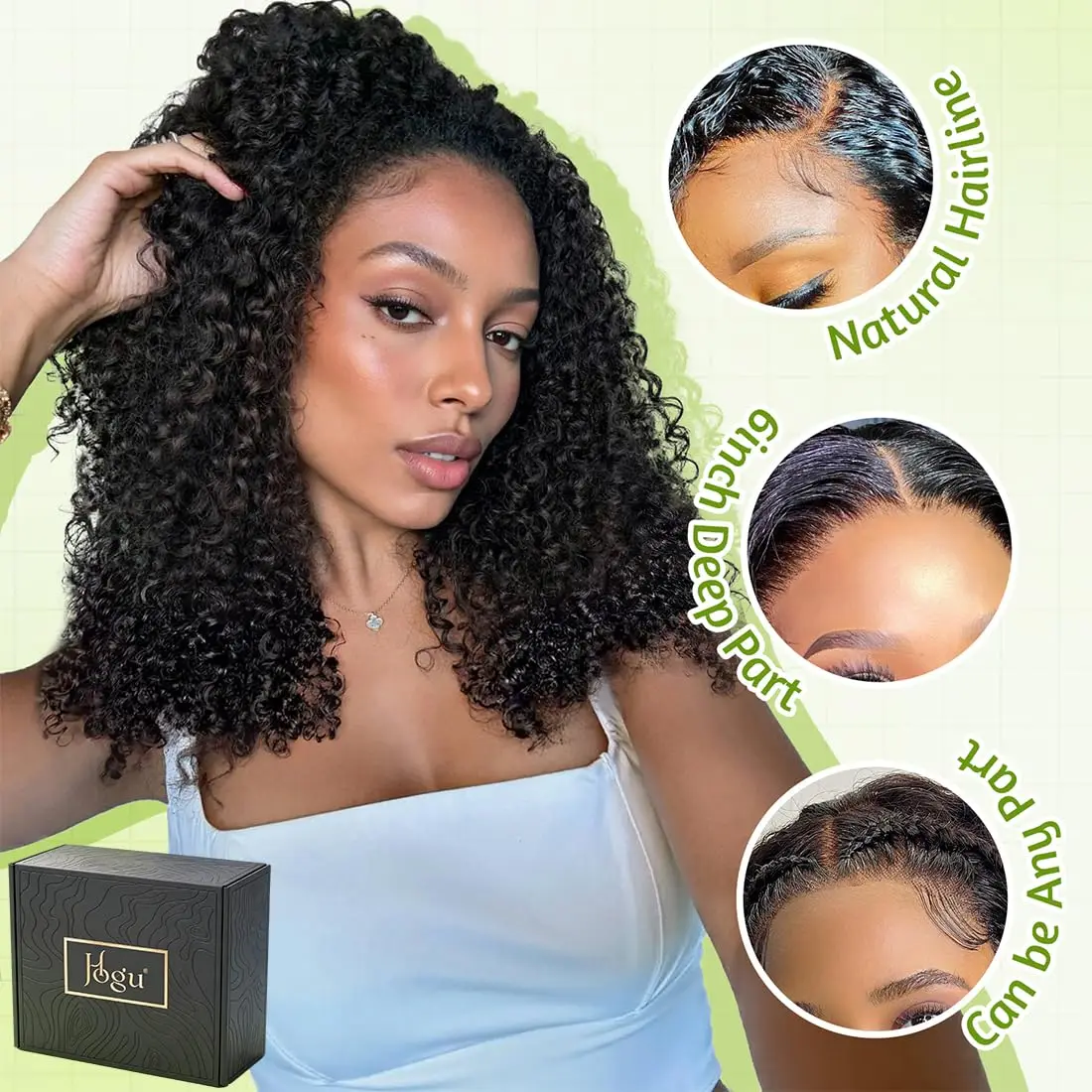 250 Density Natural Color Preplucked HD Transparent 13x4 Lace Frontal Human Hair Wigs Wet and Wavy Jerry Curly Brazilian Colored 30 42 Inch Burmese Curly Lace Front Wigs Human Hair On Clearance Sale For Women Pre Plucked Black Wig view 5