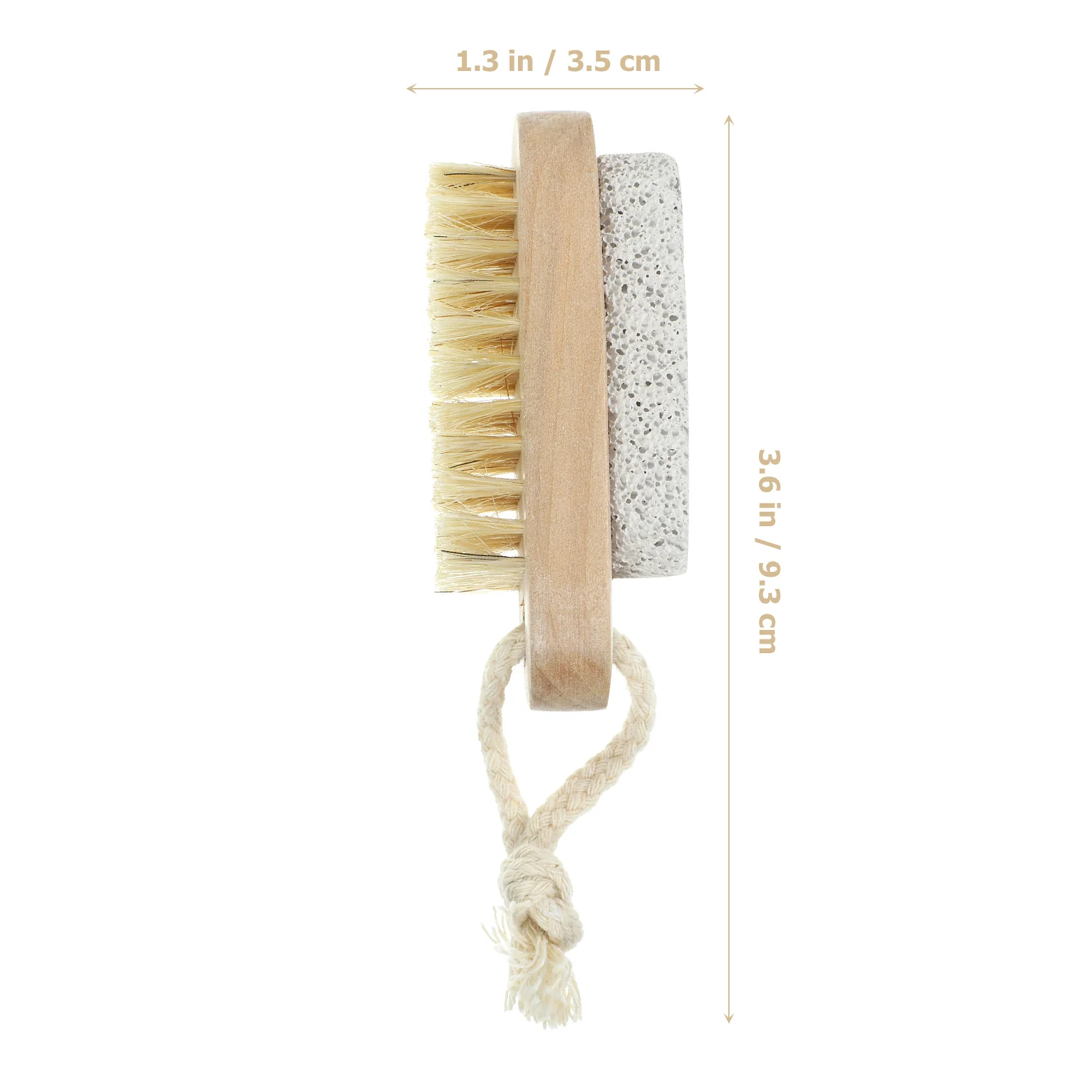 2 Pcs Scrubber Body Brush Clean Double Sided Pumice Nail Exfoliate Dead Skin Stone 2pcs Man Tub Pedicure Foot Hemu Fingernail