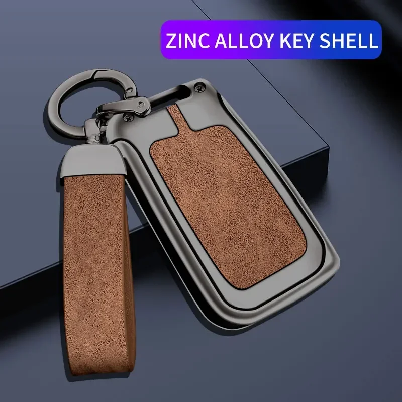 Zinc Alloy Car Key Cover Holder Shell For SEAT Ateca Leon FR 2 Ibiza Remote Control Protector For Seat FR Key Case Accessories