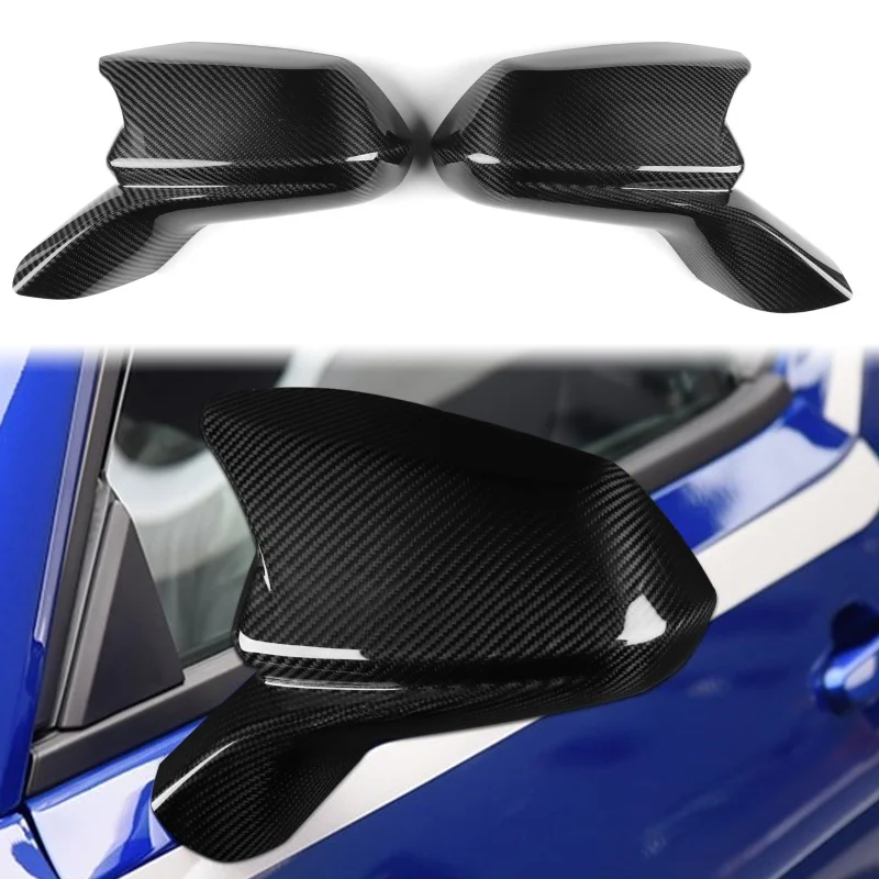 paste Style Carbon fiber Rearview mirror housing Shell cover For Camaro 2016-2024