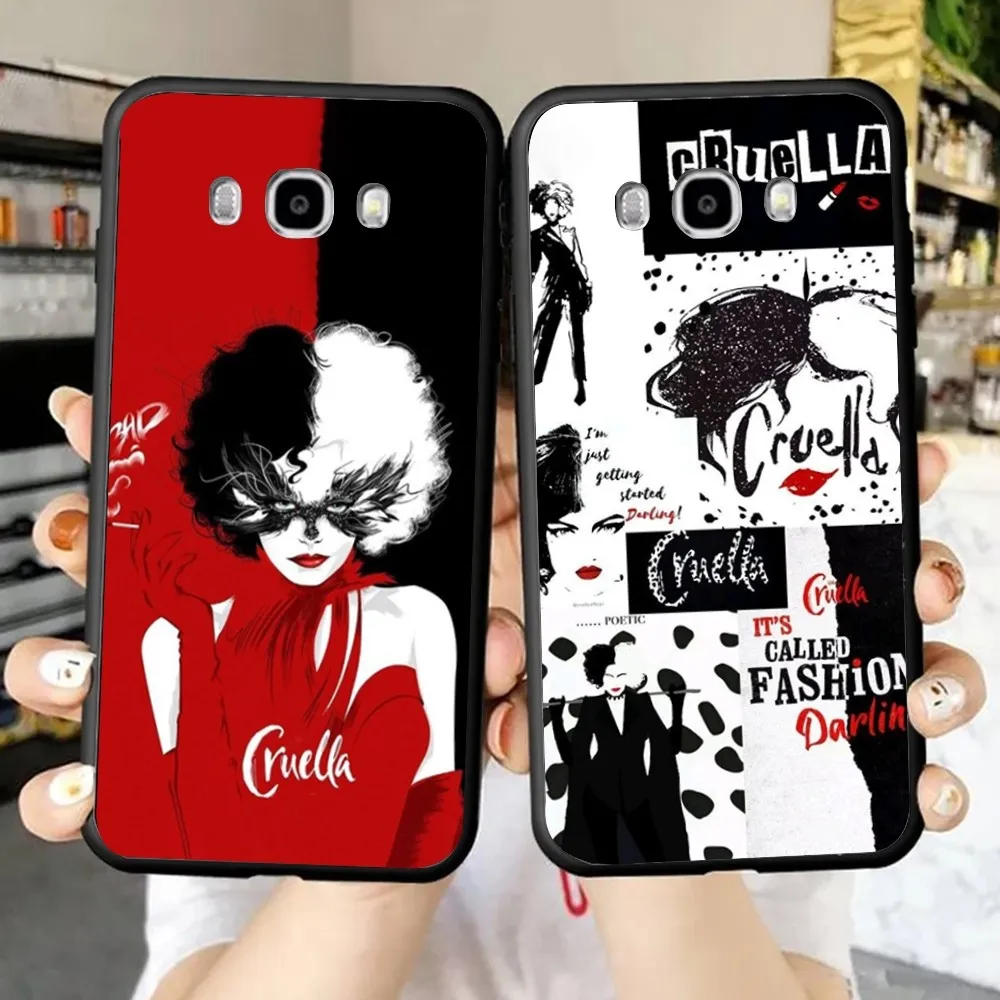 C-Cruella D-disney Movie Phone Case For Xiaomi 11 Redmi Note 11 5G 8T 9A 9 10T Note8Pro Note9 12SUltra Black Case