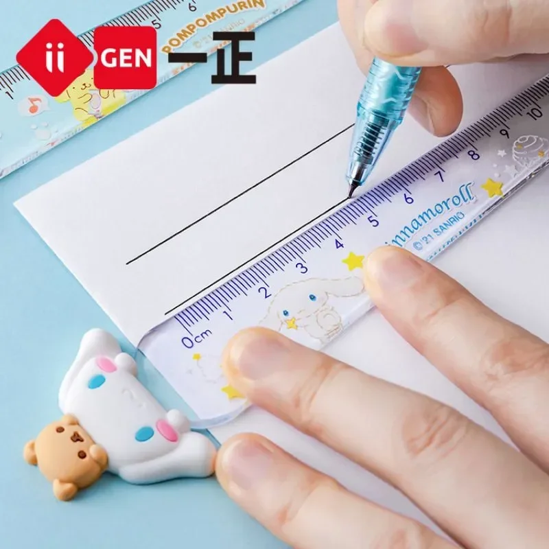 Iigen ブックマーク定規漫画定規クリエイティブかわいい定規学生学校文具スケール用品 2 ピース/セット
