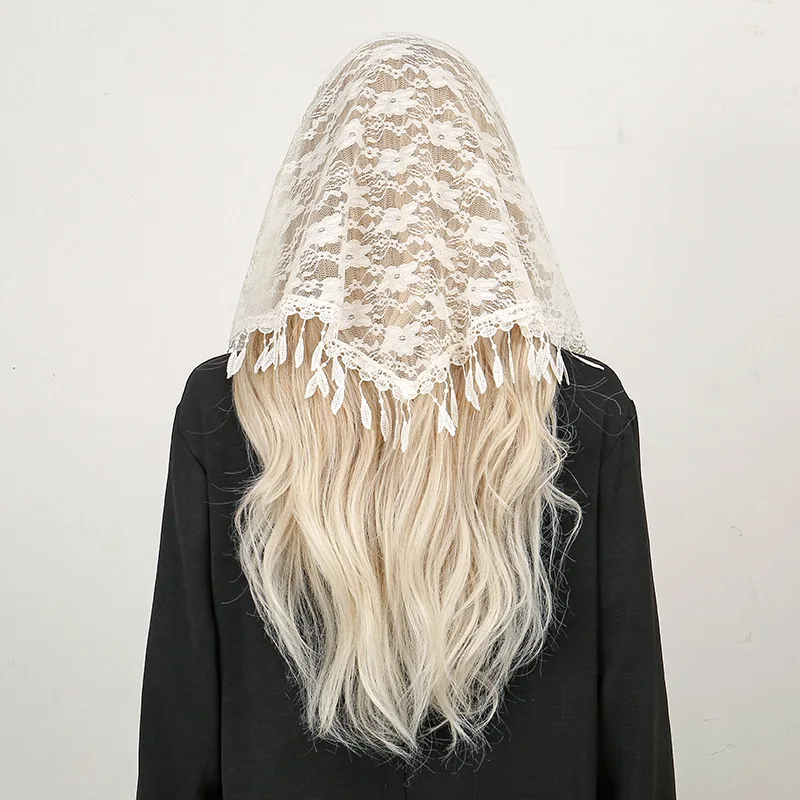 

125x45 см новый женский кружевной треугольный шарф с вышивкой, шаль с бахромой, Лидер продаж, женский мусульманский хиджаб, однотонный треугольный шарф, шали