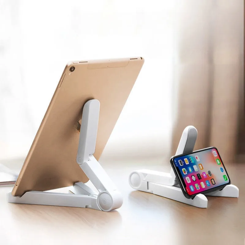 Uniwersalny składany uchwyt na tablet z regulowanym kątem nachylenia do tabletów iPad Samsung i telefonów kompatybilny z wieloma urządzeniami