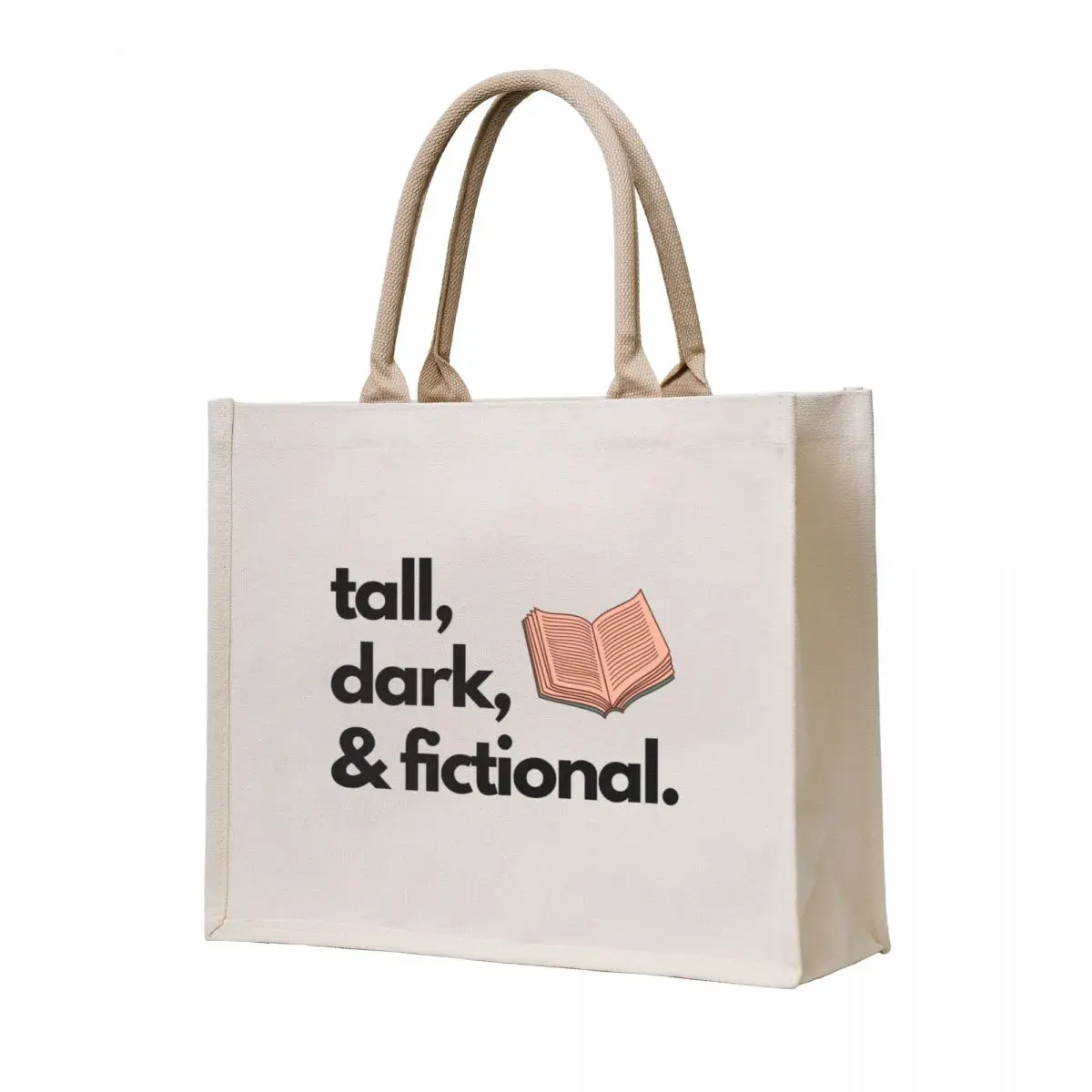 

Tall Dark and Fictional Tote Bag Women's shopping bag Women's shopper Women bags