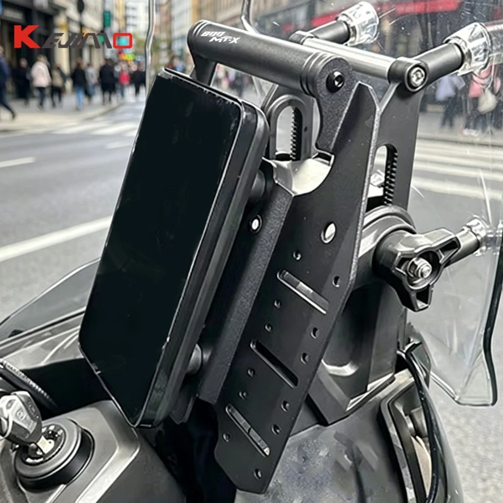 GPS Navigation Phone Holder Support For CFMOTO 800 MT-X MTX Phone Stand Holder CF-MOTO 800MTX 2021-2023 2024 2025 Extension Bar