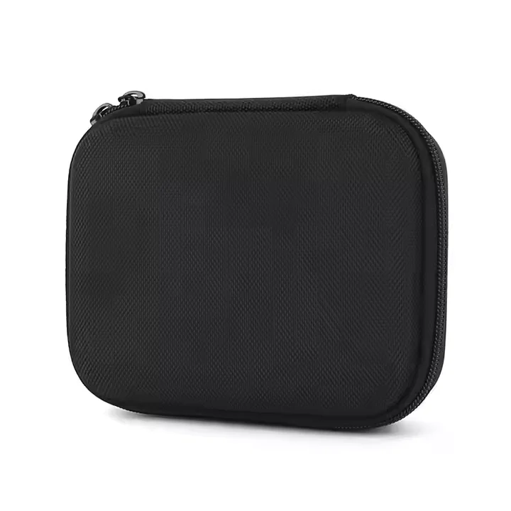 Portable Hard Drive Bag Black Box Case with Storage Protection for External Portable HDD Walkie Talkie Accessory