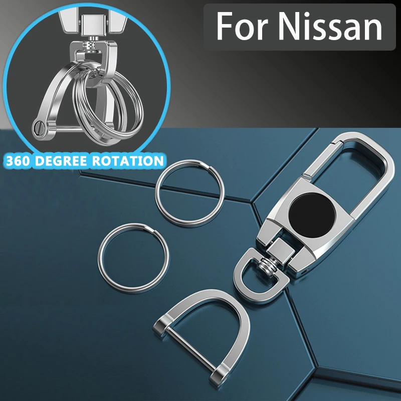 Key Chain Car Ring Trinket for Keys Keychains Gift Creative For Nissan Qashqai Versa Leaf Sentra Pulsar Xterra X-trail Cube Y61