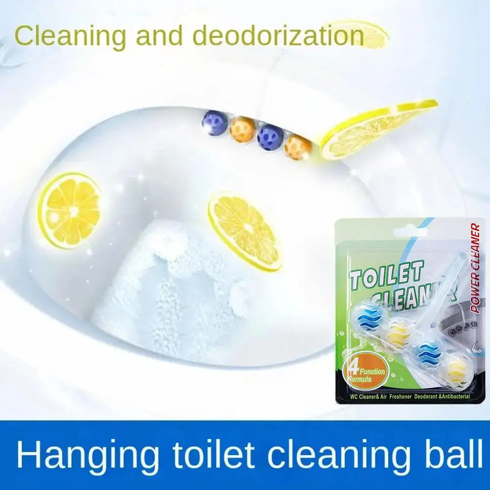 Suspended Toilet Cleaning Ball Strong Decontamination Freshener Air Supplies Household Bathroom Bathroom Toilet Deodorant U5d0