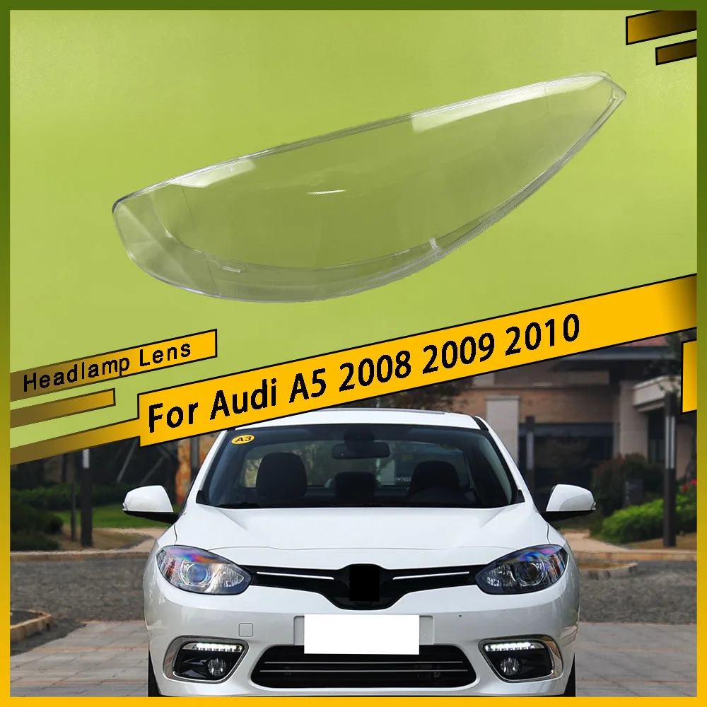

For Renault Fluence 2011 - 2015 Front Headlight Cover Lamp Headlamp Cover Shell Mask Lampshade Lens Glass Car Accessories