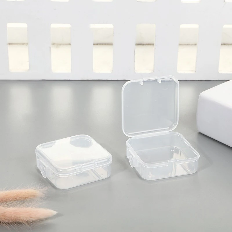 Caja de plástico para esponja de maquillaje, bolsas de cosméticos portátiles para viaje, estuches de almacenamiento de maquillaje, herramientas, 10 Uds.