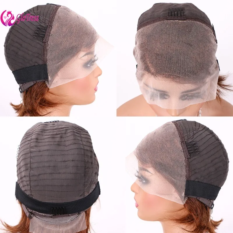 13x4 Lace Frontal Echthaar Pixie Perücken Brasilianisches Afro Kinky Virgin Remy Lockiges Afro-Haar Hochwertig Bequem Weich Natürlich – Detail 6
