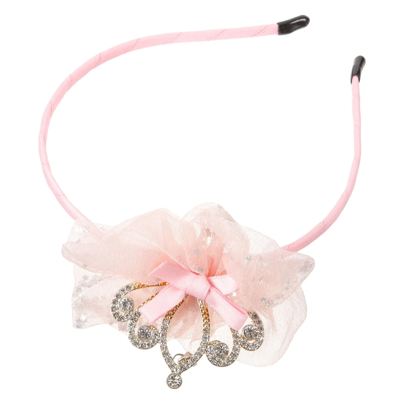 Bahan Aman Ikat Kepala Mahkota Gadis Kecil Desain Halus Aksesori Rambut Putri Pesta Anak-anak Dekoratif Ulang Tahun