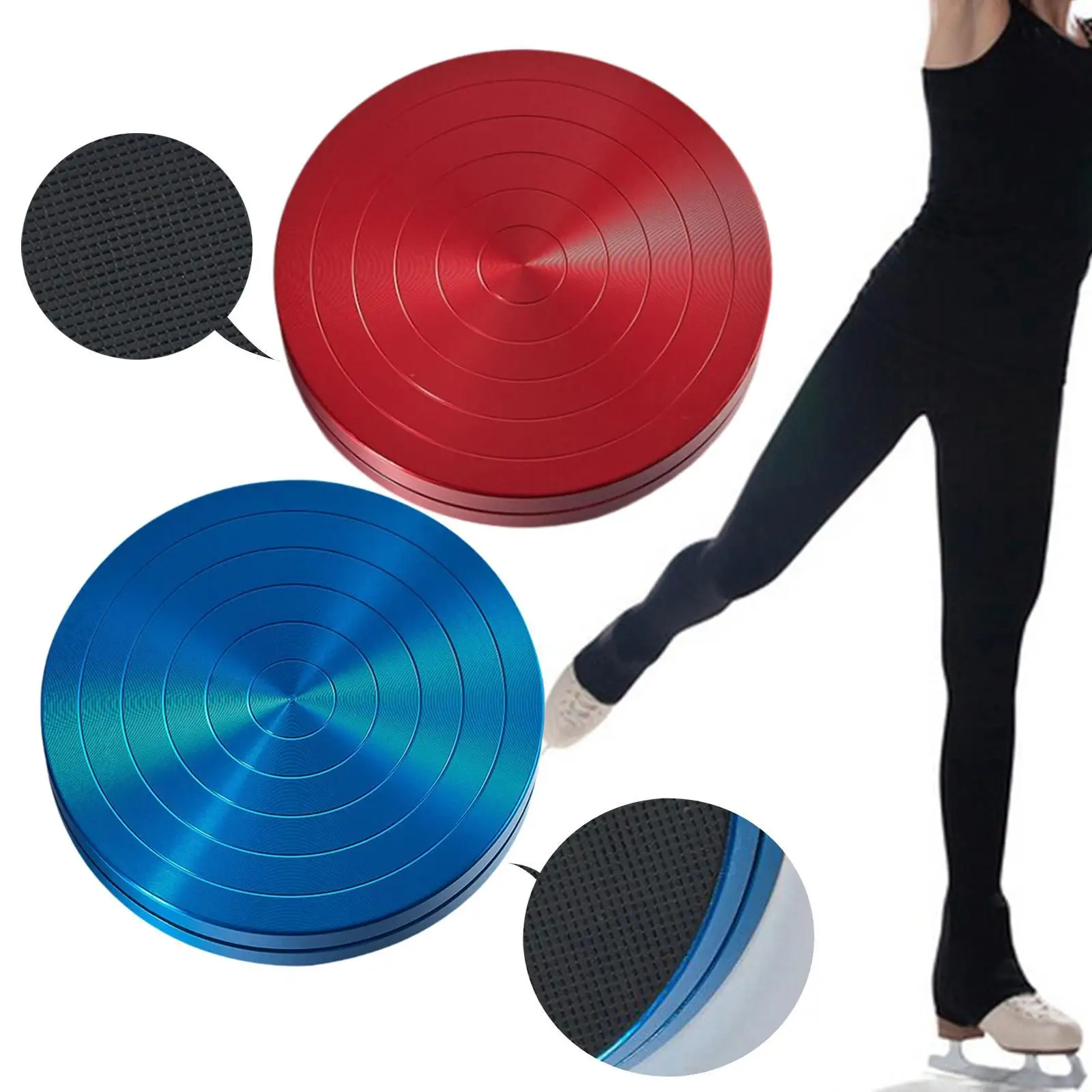 Planche tournante de ballet, disque d'entraînement en aluminium de qualité supérieure, planche tournante de danse antidérapante pour patineurs artistiques, pom-pom girl, gymnases