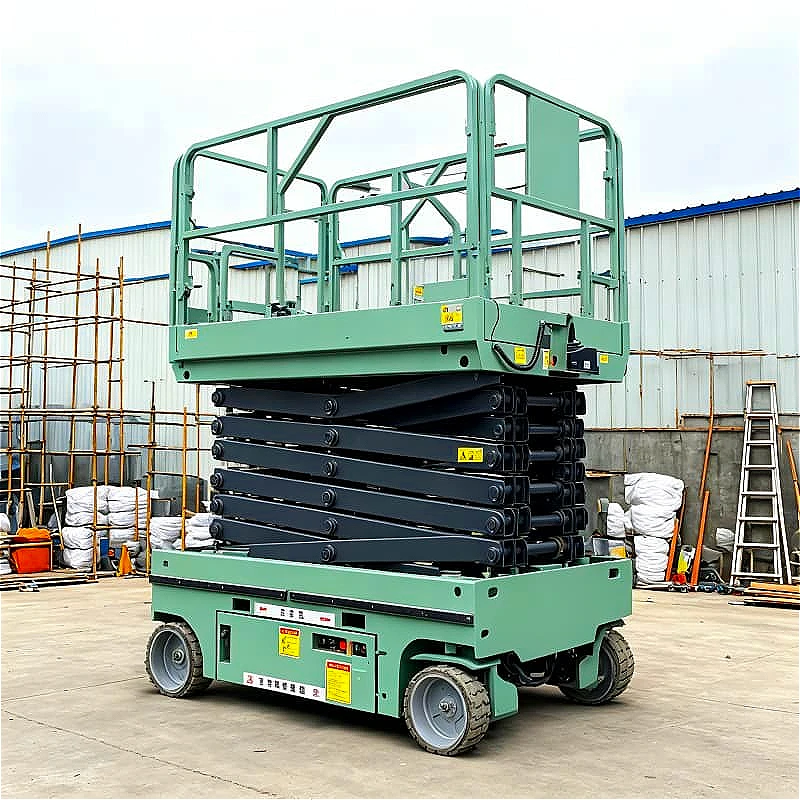 Industrial Scissor Lift Platform Fully Automatic Self Propelled 500kg Capacity For Warehouse Logistics Center Customized