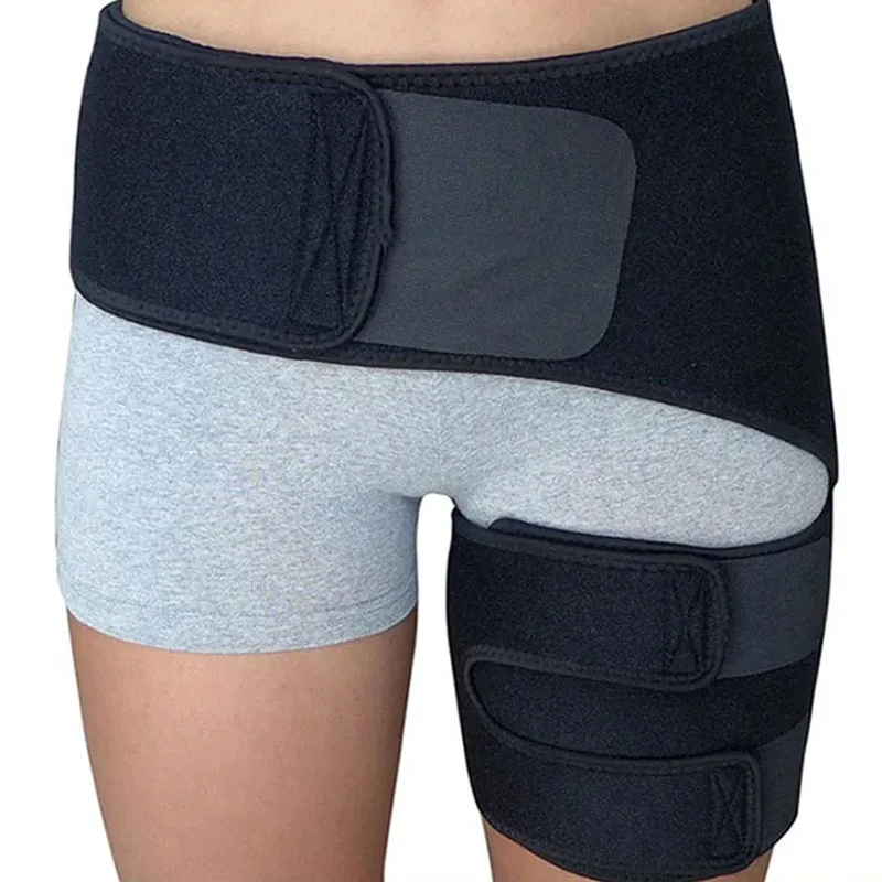 1Pcs Hip Brace-Groin Wrap- Adjustable Hip Compression Brace for Sciatic Nerve Thigh Pain Relief-Hip Wrap Support Belt