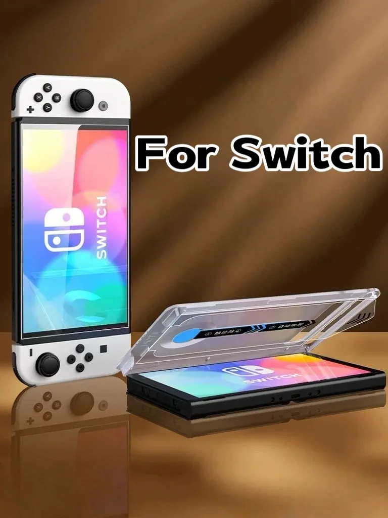 

Защитная пленка из закаленного стекла для Nintendo Switch 6,2 дюйма 2017, модель без пузырьков, защита от царапин, простая установка
