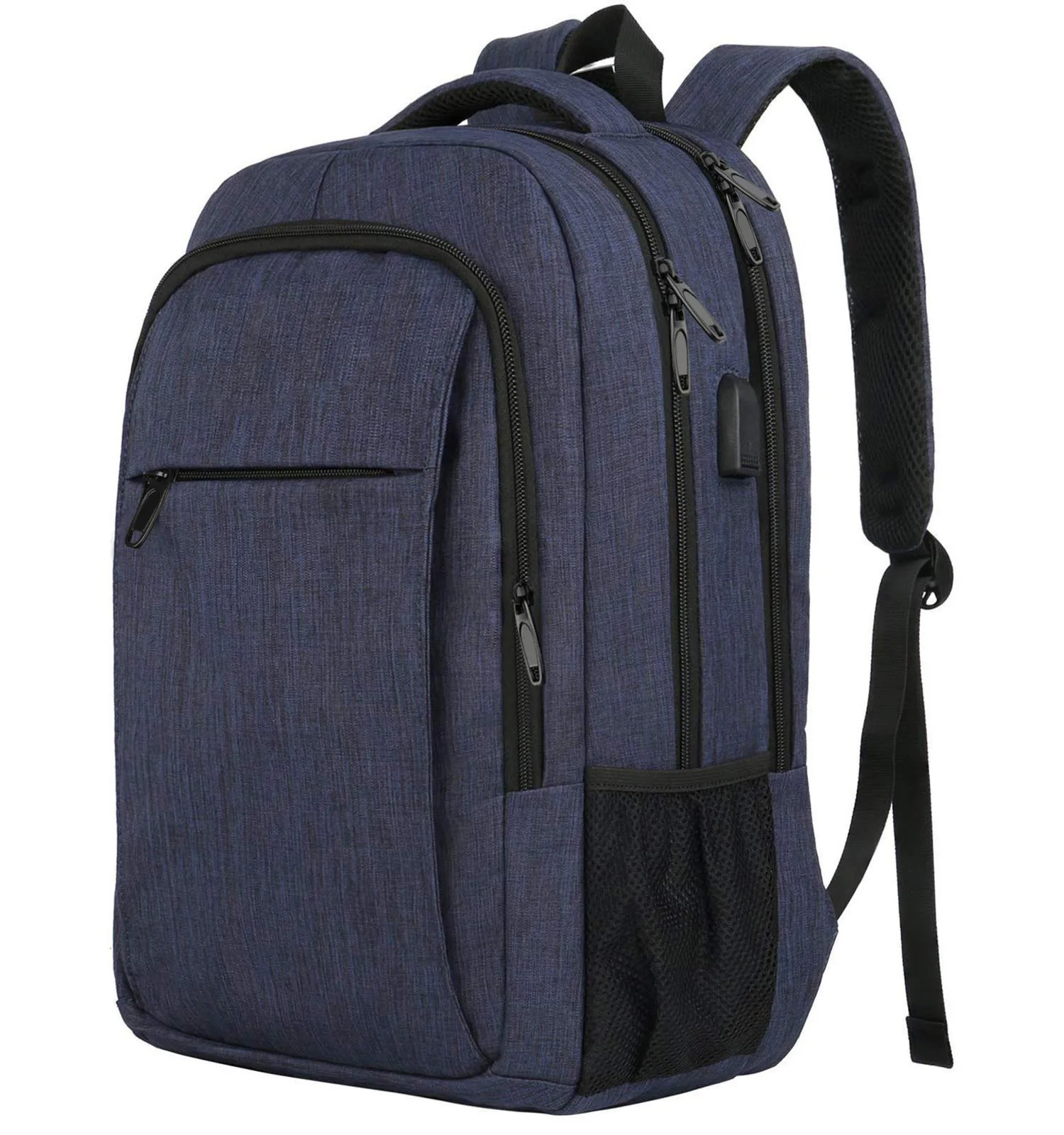 Imagem -05 - Mochila Multifuncional de Grande Capacidade para Homens Usb Business Travel Bolsa Laptop Bolsa Estudantes Universitários