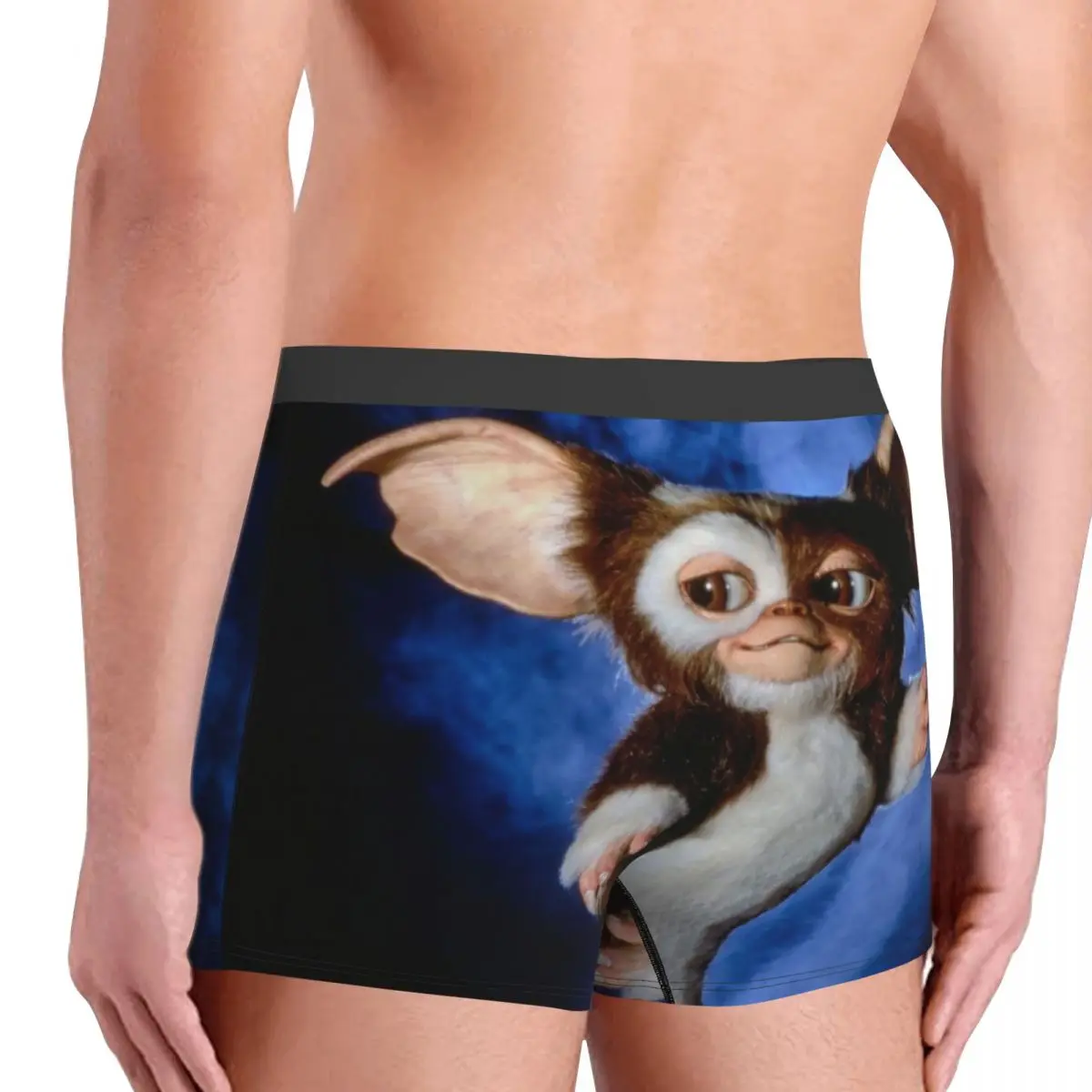 Custom Gremlins Underwear Men Stretch Gizmo Mogwai Monster Movie Boxer Briefs Shorts Panties Soft Underpants For Male