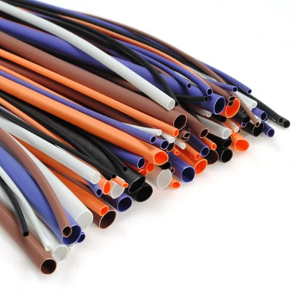 

100Pcs Polyolefin Heat Shrink Tubing 5 Color Assortment 6 Size Range 2:1 Ratio for Electronics Insulation Protection