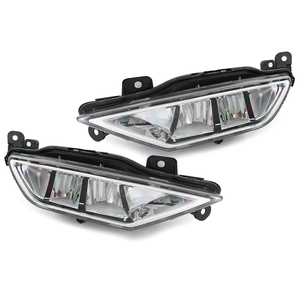 

Magickit для Volvo XC60 XC90 S90 V90 2016 2017 2018-2021 левый и правый светодиодный передний бампер противотуманные фары дальнего света 31434667 31434666