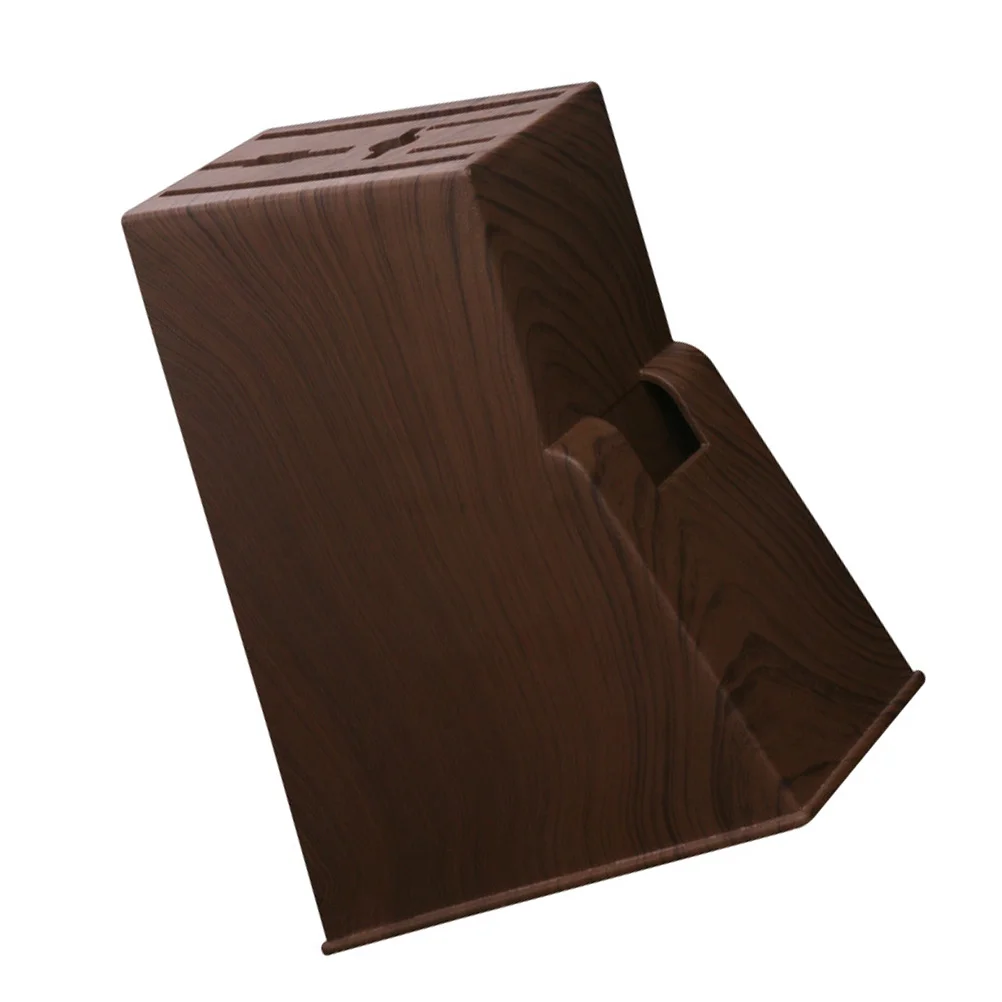 

Serving Utensils Knife Holder Kitchen Umbrella Stand Household Rack Brown Home Storage Shelf Woman