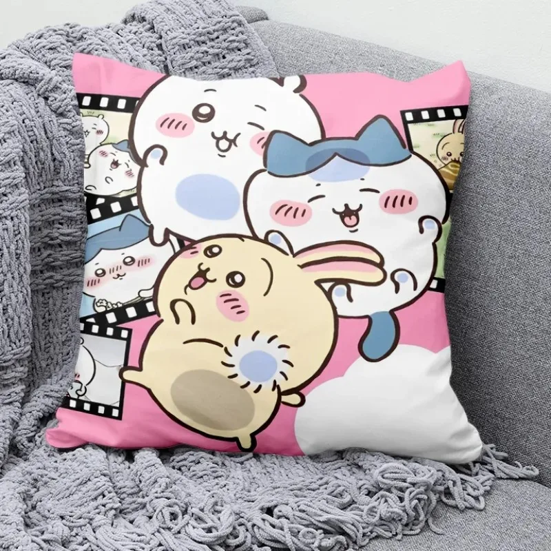 Chiikawa Anime Cute Pillow Dormitory Bedside Cushion Gift - Soft Plush Peripheral for Home Decor And Collectibles