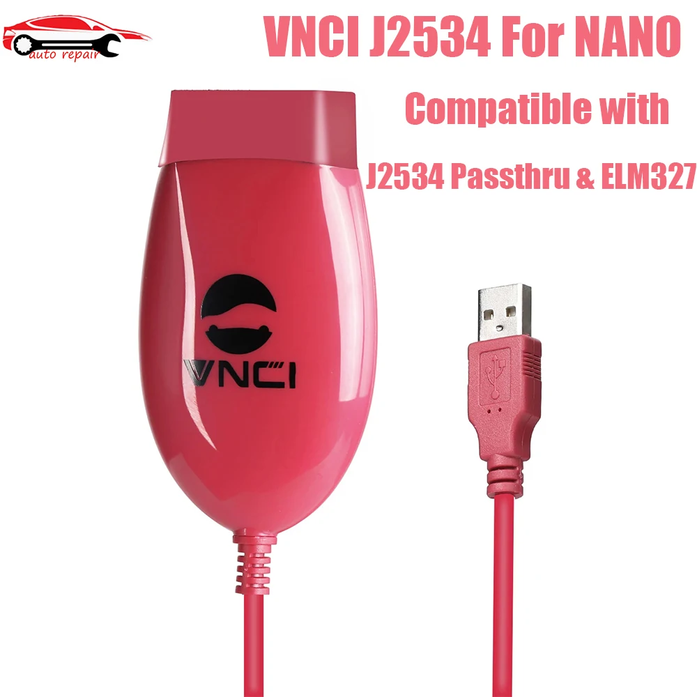 

Newest VNCI J2534 For NANO Support Switch Mode Automatically Compatible with J2534 Passthru&ELM327 Diagnose J1979 Compatible Veh