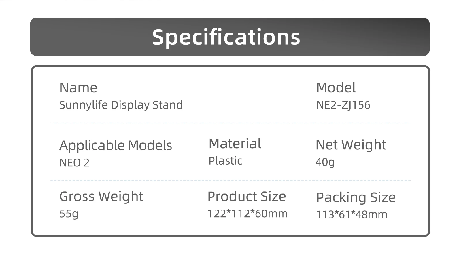 Desktop-Displayständer Drohnenhalterung für DJI NEO 2 Serie Universelles Drohnenzubehör – Detail 2