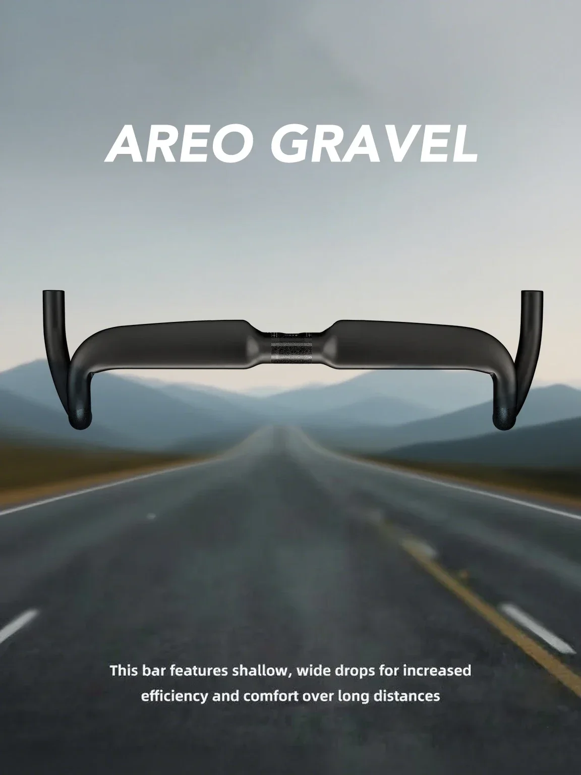 SYNCROS AERO Carbon-Gravelbike-Lenker mit gebogenem Profil, Carbon-Rennradlenker mit interner Kabelführung, verbessertes Rennrad-Dropbar – Detail 1