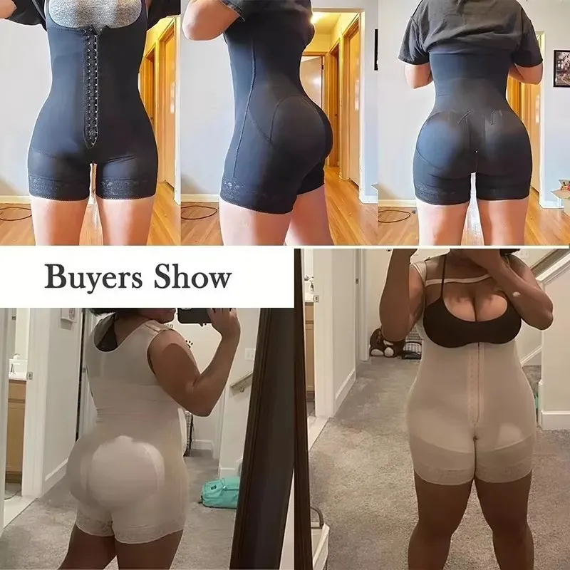 Fajas Colombian Shapewear Women Bodysuits Corset Waist Trainer Sexy Butt Lifter Full Body Shaper Tummy Control Shapers