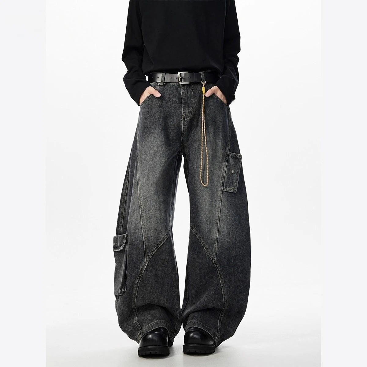 

American Vintage High Waist Jeans Women Japanese Style2026 New Streetwear Korean Fashion Denim Trousers Chic