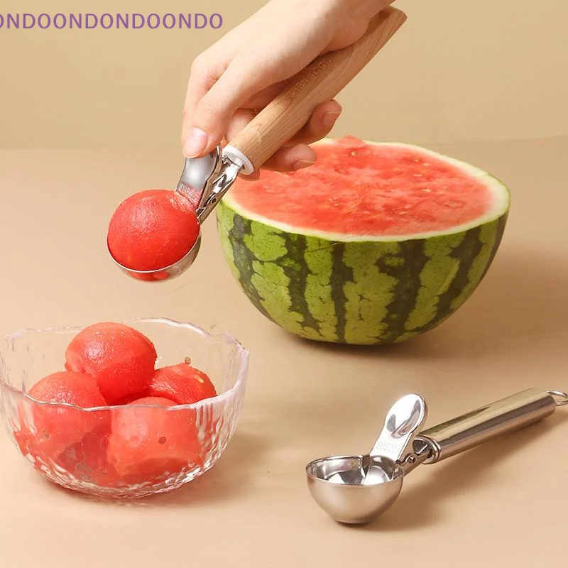 

Kitchen Supplies Stainless Steel Dual-purpose Ice Cream Scoop Ice Cream Scooper Multifunctional Fruit Scoop