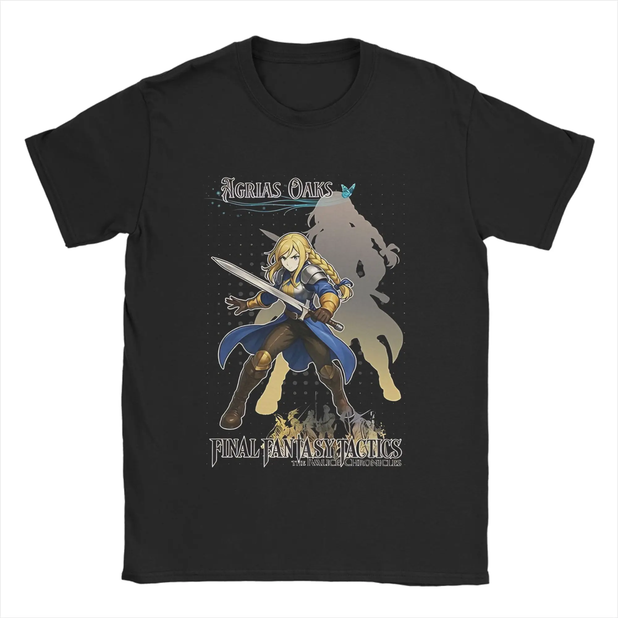 Agrias Oaks Final Fantasy Tactics  T-Shirt Men  Funny 100% Cotton Tees Crew Neck Short Sleeve T Shirt Gift Idea Tops