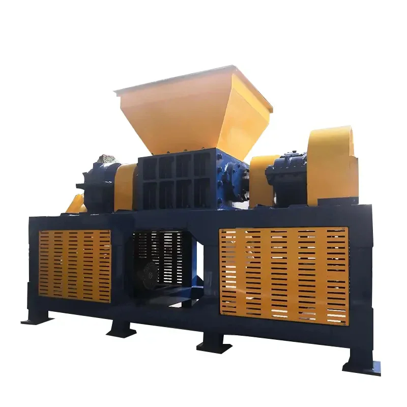 Hot Sale Waste Tyre Shredder Tire Crushing And Recycling Production Line Tire Metal Plastic Recycling Machine Full Automatic