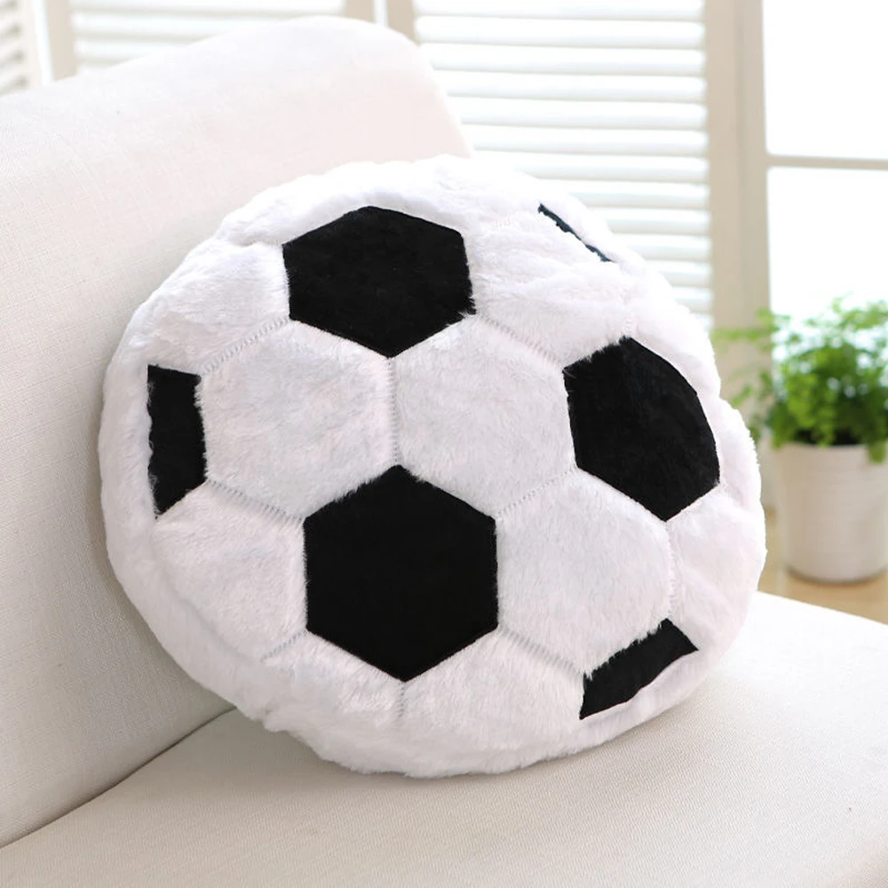 Football Basketball Rugby Throw Pillow - 45cm Sports Gift for Men/Women, Soft Plush Cushion for Sofa Bedroom Car