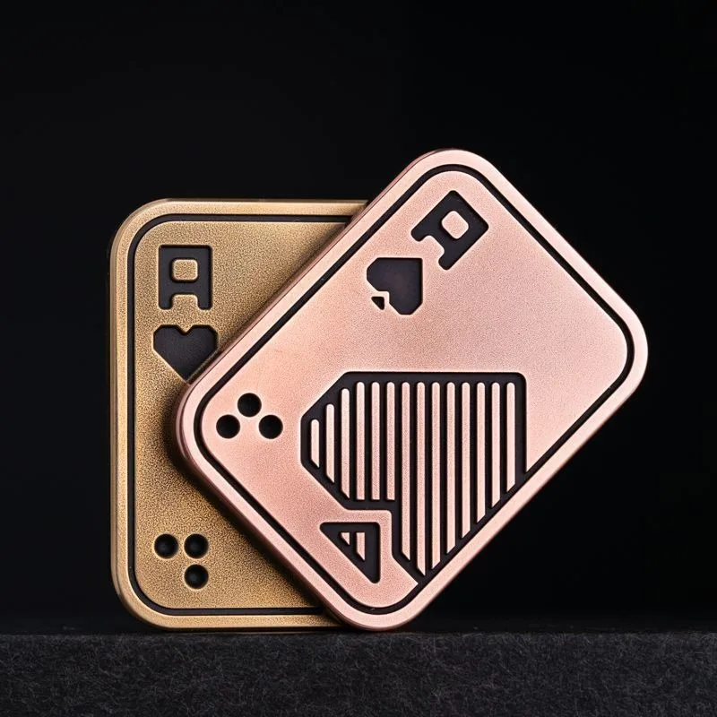 قطعة واحدة من سبينر فيدجيت المعدني، دوار يدوي من الفولاذ المقاوم للصدأ، لعبة تركيز لتخفيف التوتر للبالغين، هدية لعبة الجيب